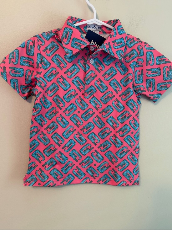Blue Quail Other - Blue Quail Pink Crocodile Polo